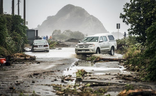 Cyclone Cook dampen holiday-goers' spirits this Easter