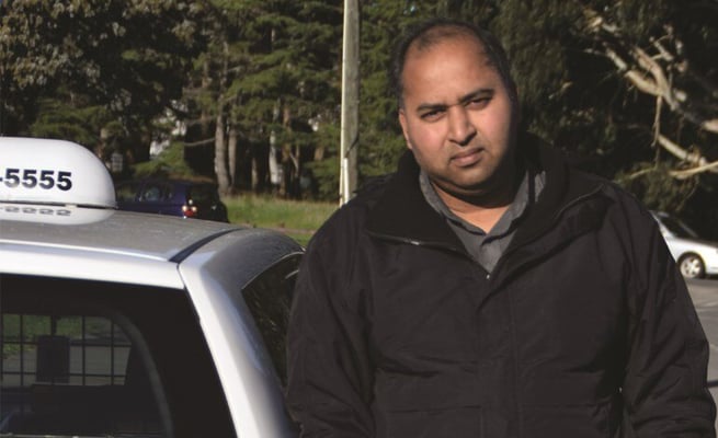 Indian taxi driver attacked with hammer
