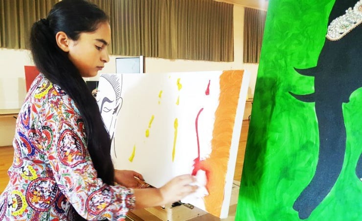 Painting Buddha was ‘therapeutic’, says young artist
