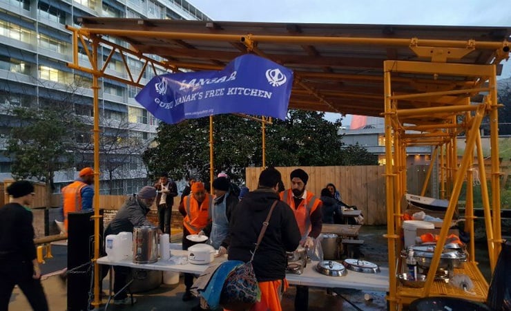 ‘Langar’ in Auckland CBD grabs attention and applause