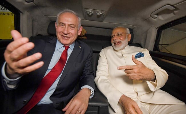 ‘Swagat hai mere dost,’ says Israeli Prime Minister to Narendra Modi