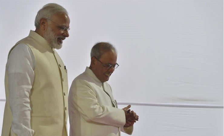 Mukherjee praises Modi for his transformational changes
