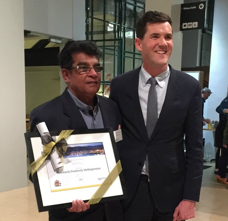 Jeff Khan: The Indian community’s face in “Absolutely Positively Wellingtonian Award”