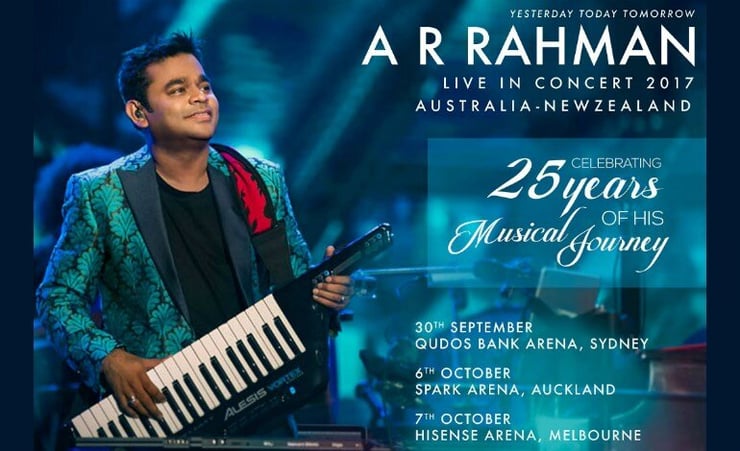 AR Rahman to perform live in Auckland this October