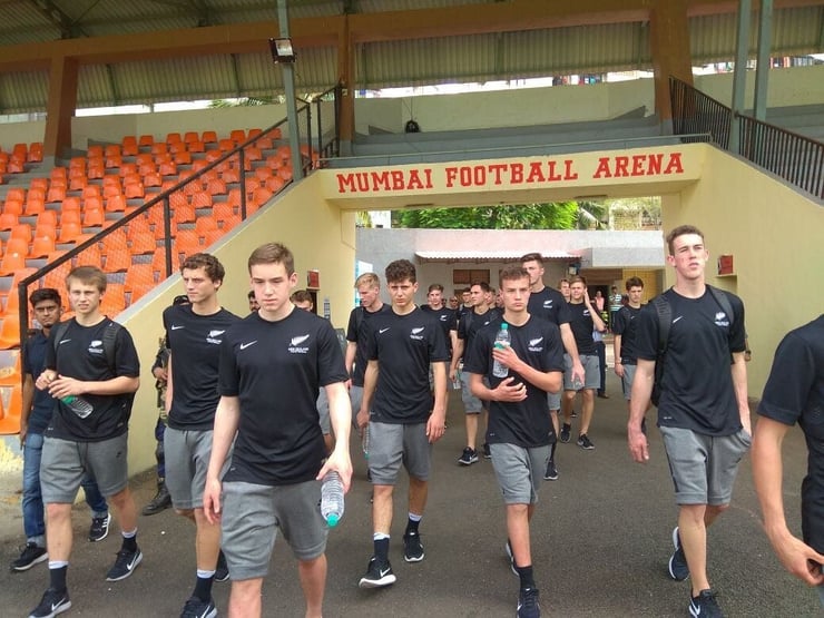 New Zealand U 17 football team begins training in Mumbai