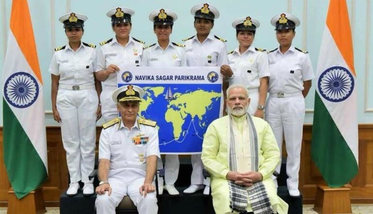 Indian Navy's first all-women ship leaves Australia, heads to NZ