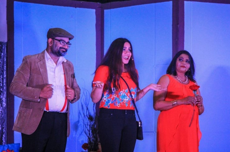 Konkani drama enthrals a full house theatre