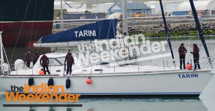 Indian women power steers INSV Tarini to New Zealand in record time