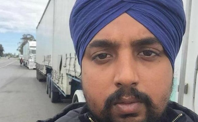 Indian truck driver dies in a road accident