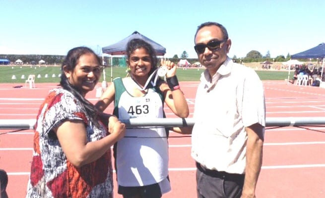 14-year old Indian girl wins four gold at National Para-athletic Championship