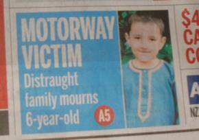 Six-year-old dies, mother unaware