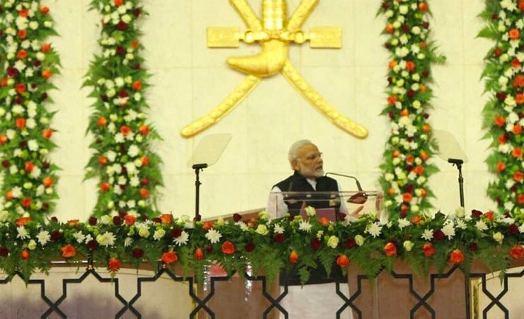 Modi promotes Modicare among Indian diaspora in Oman
