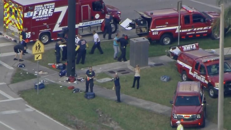 ‘Number of fatalities’ after shooting at Parkland, Florida High School