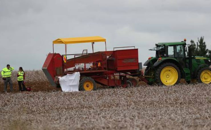Indian farm worker dies trapped in potato harvester near Pukekohe