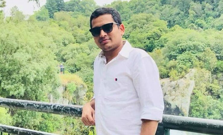 Indian man in critical condition after road accident