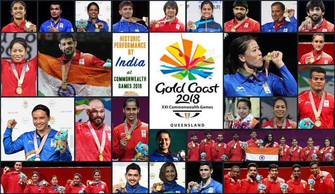 India ends third best at Commonwealth Games 2018