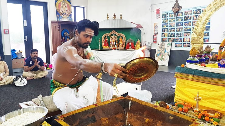 Thiru Subramaniyar temple hosts Puja on Tamil New Year