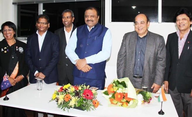 Visiting Indian minister reaches out to Auckland Indian community