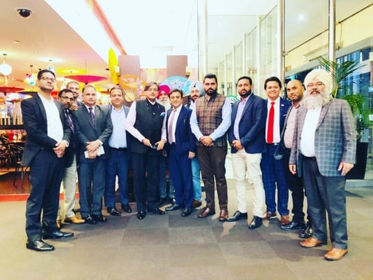 Shashi Tharoor meets with officials of Indian Overseas Congress New Zealand