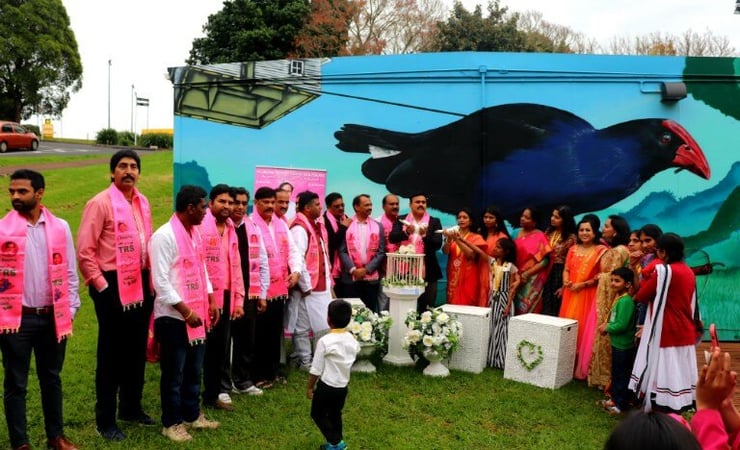 Telangana Rastra Samithi observe fourth State Formation Day