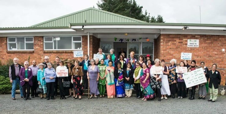 Waiau Pa’s women relive historic NZ women’s suffrage petition