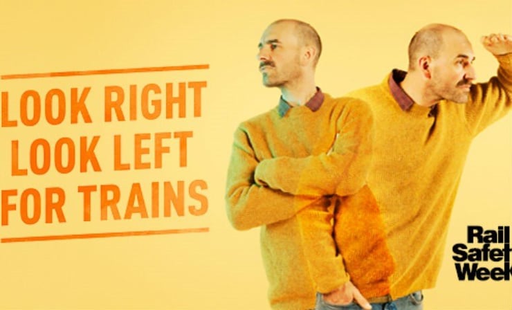 Looking twice at train tracks may save your life