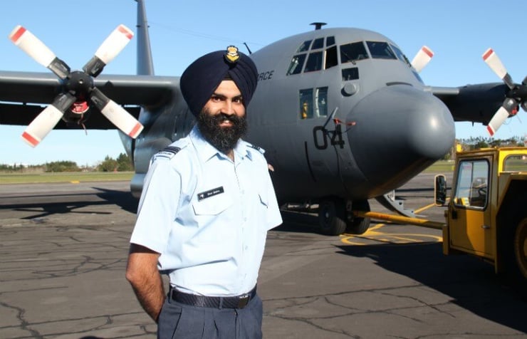 “Going to Antarctica on my first mission was completely surreal,” says Flight Lieutenant Beer Bains