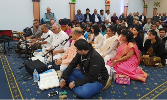 Devotees create ambience of Gokuldham to Radha Krishna Temple