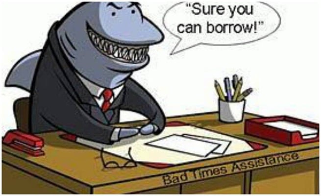 Government crackdown on loan sharks, truck shops