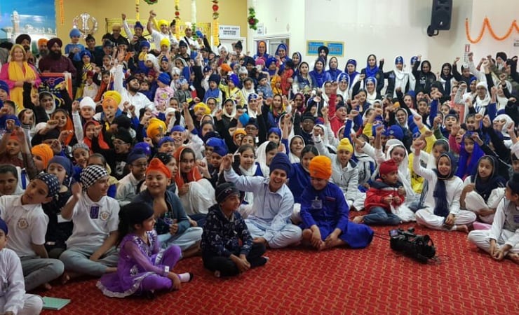 Children display invigorating spirit at Sikh Children’s Day