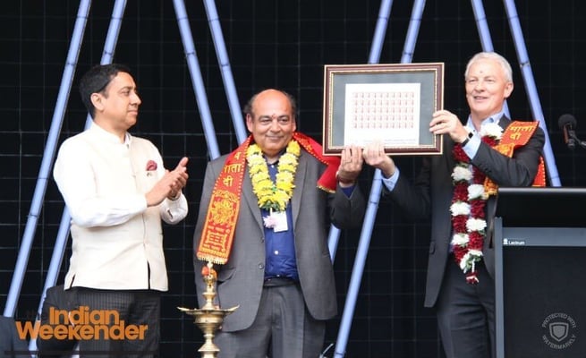 Bapu@150: First-ever NZ postage stamp on Gandhi launched at Auckland Diwali Festival