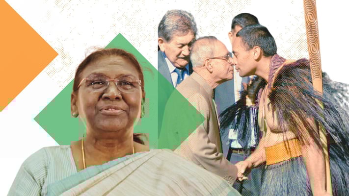 President Droupadi Murmu will be in New Zealand from August 7-9 in what will be only the second time an Indian head of state will be visiting Aotearoa. 